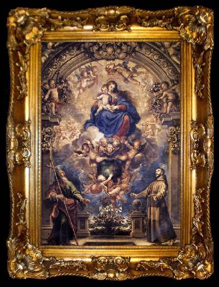 framed  Francisco Rizi Virgin and Child with Sts Philip and Francis, ta009-2